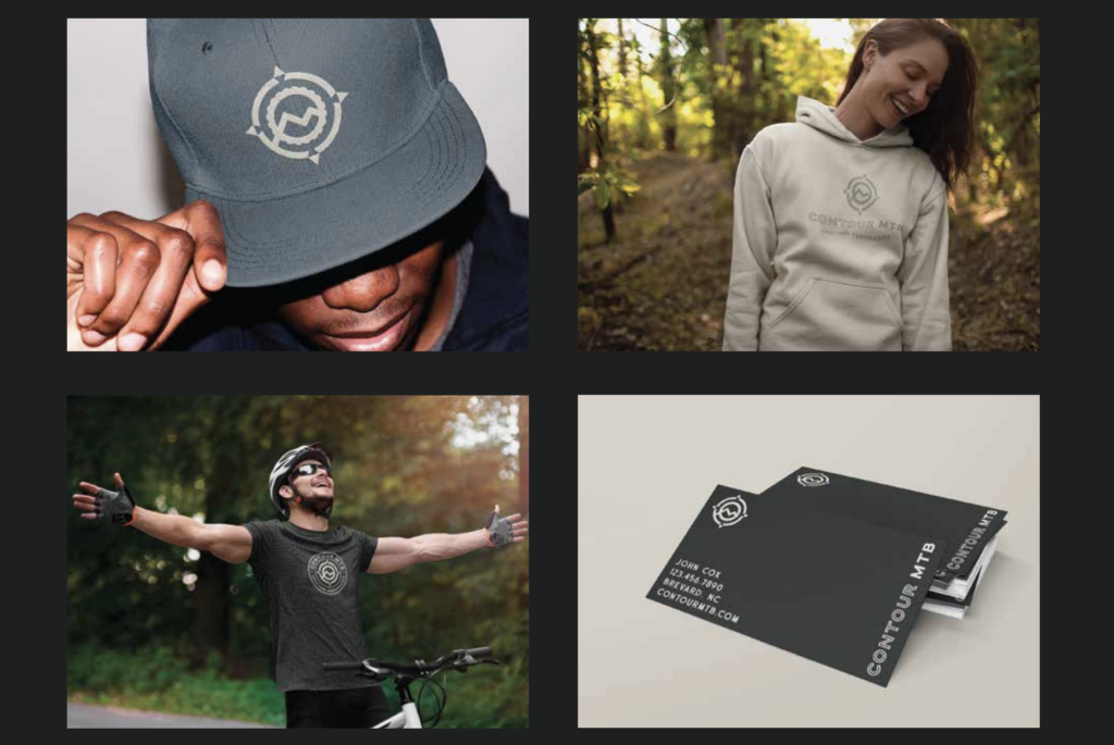 Contour MTB — brand identity design by Etowah Creative Co.