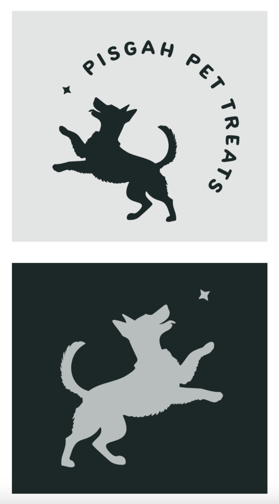 Pisgah Pet Treats brand identity and packaging design - Etowah Creative Co.