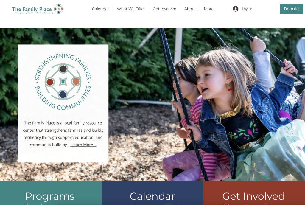 The Family Place brand identity and website design — Etowah Creative Co.