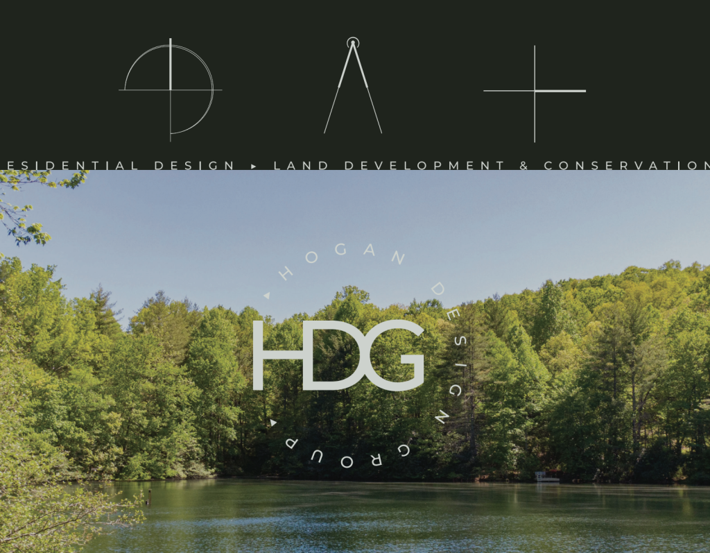 Hogan Design Group brand identity by Etowah Creative Co.